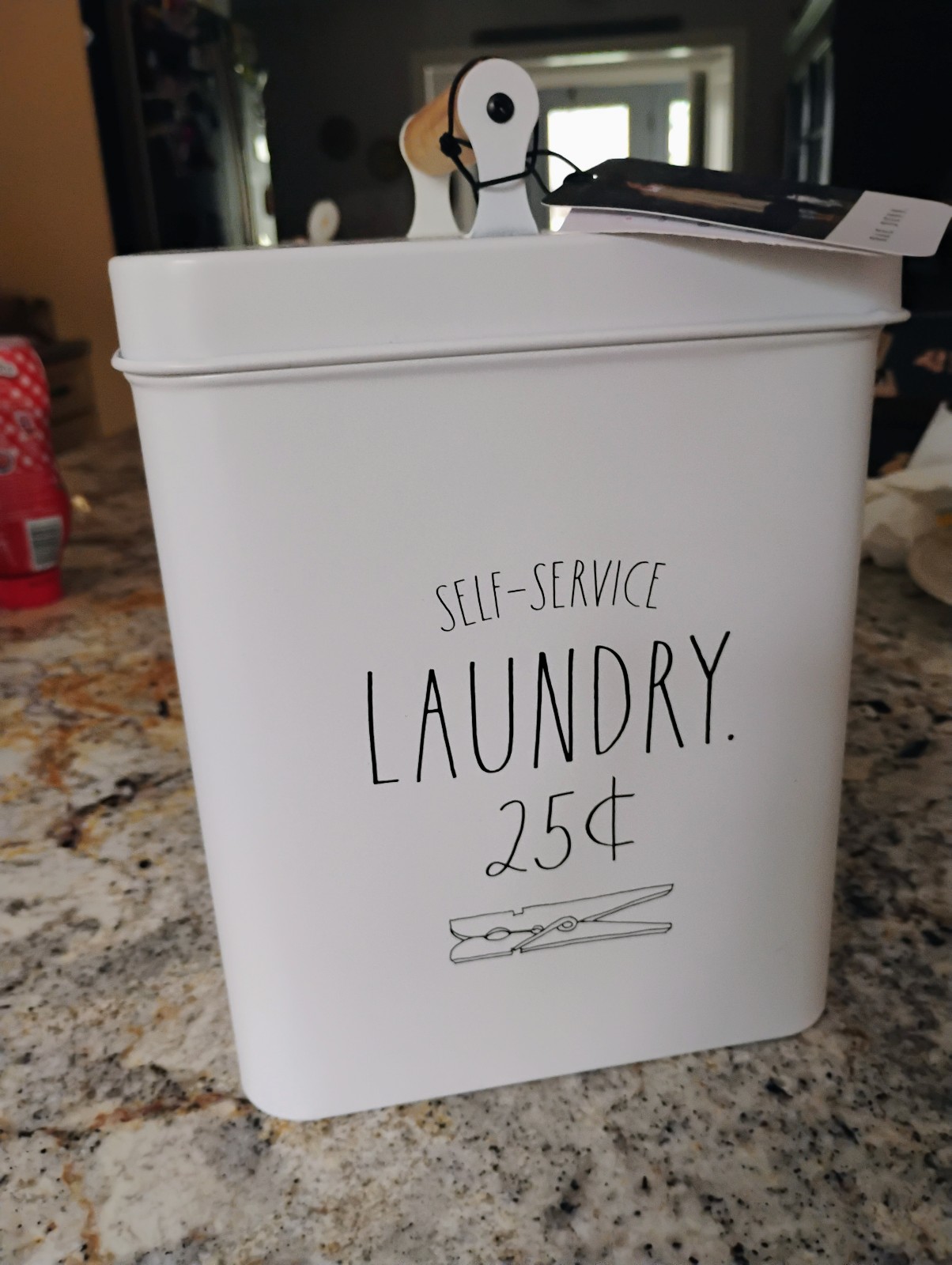 Rae Dunn Laundry Tin