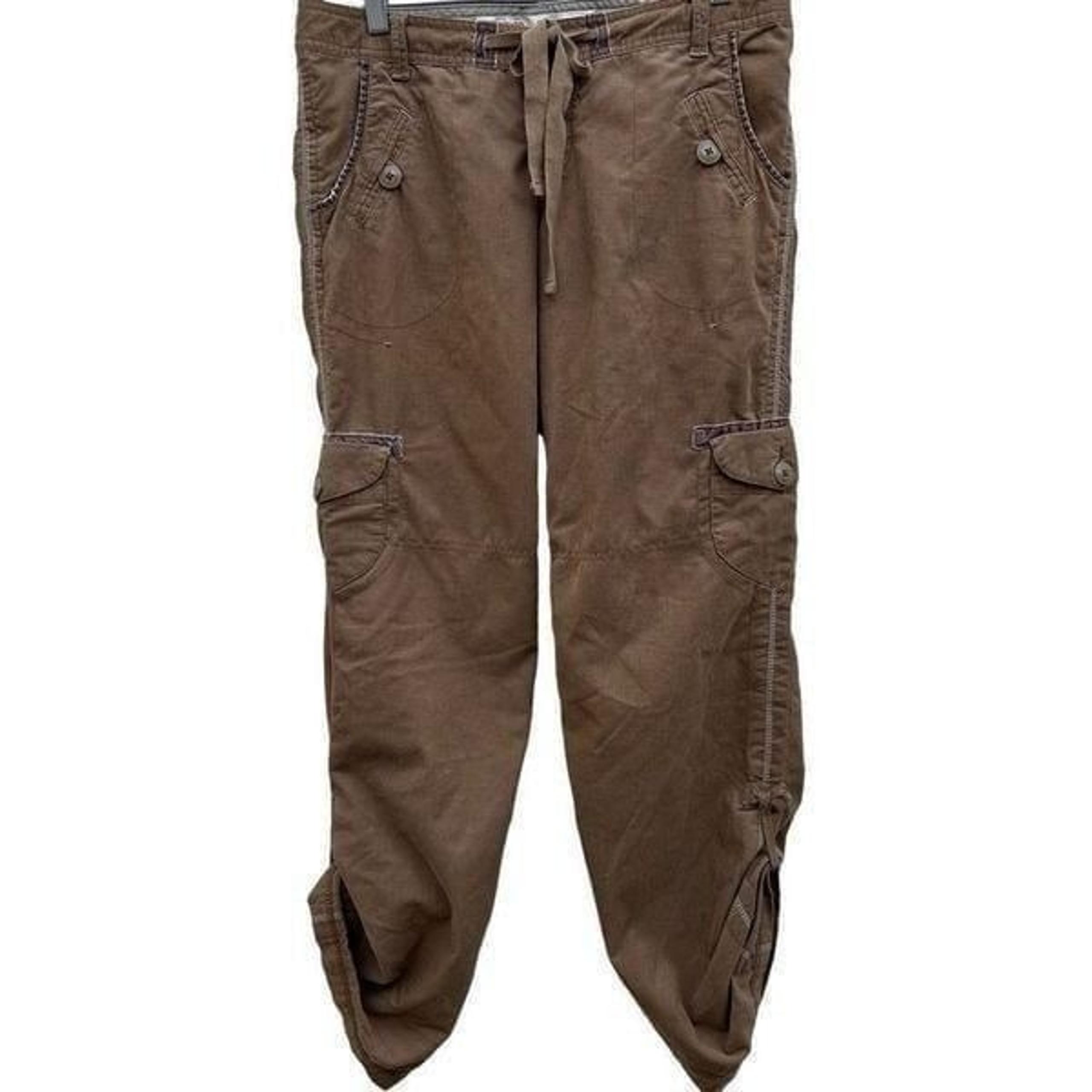 Mossimo Supply Co. Pants Womens Size 7 Brown Low Rise Relaxed Corduroy Cargo