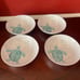 Sigrid Olsen Melamine Blue Turtle Sea Life Beach Cereal/Soup Pasta Bowls-4 Piece