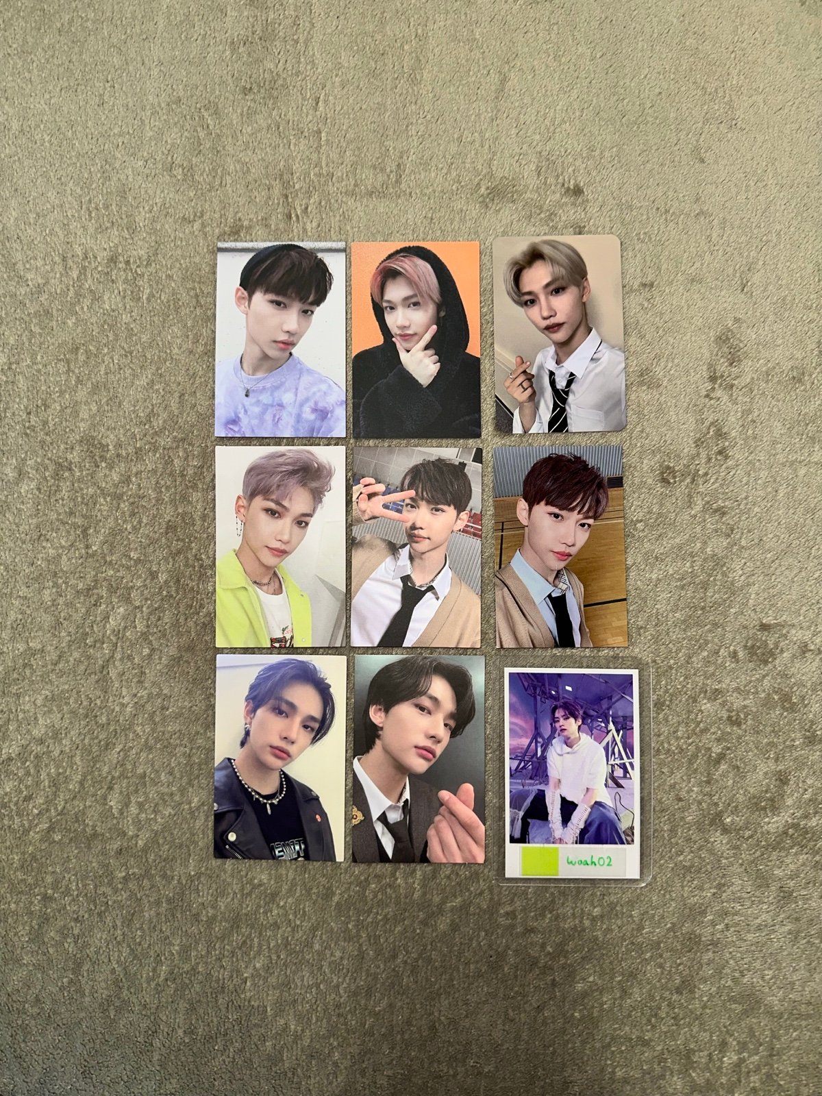 Go Live Album Set Of 3 and Felix and Hyunjin Go Live Photocards
