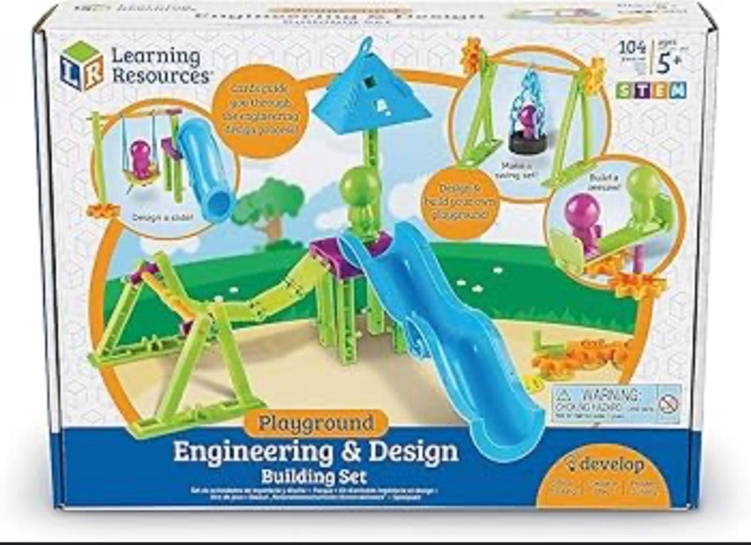 Learning resources playground engineering & design building toy