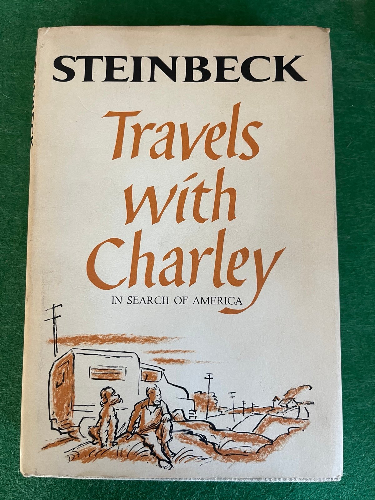 Travels with Charley Hardcover Book