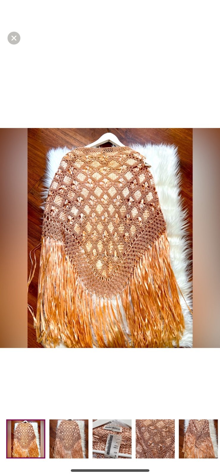 NWT unique shawl from Santa Barbara designer