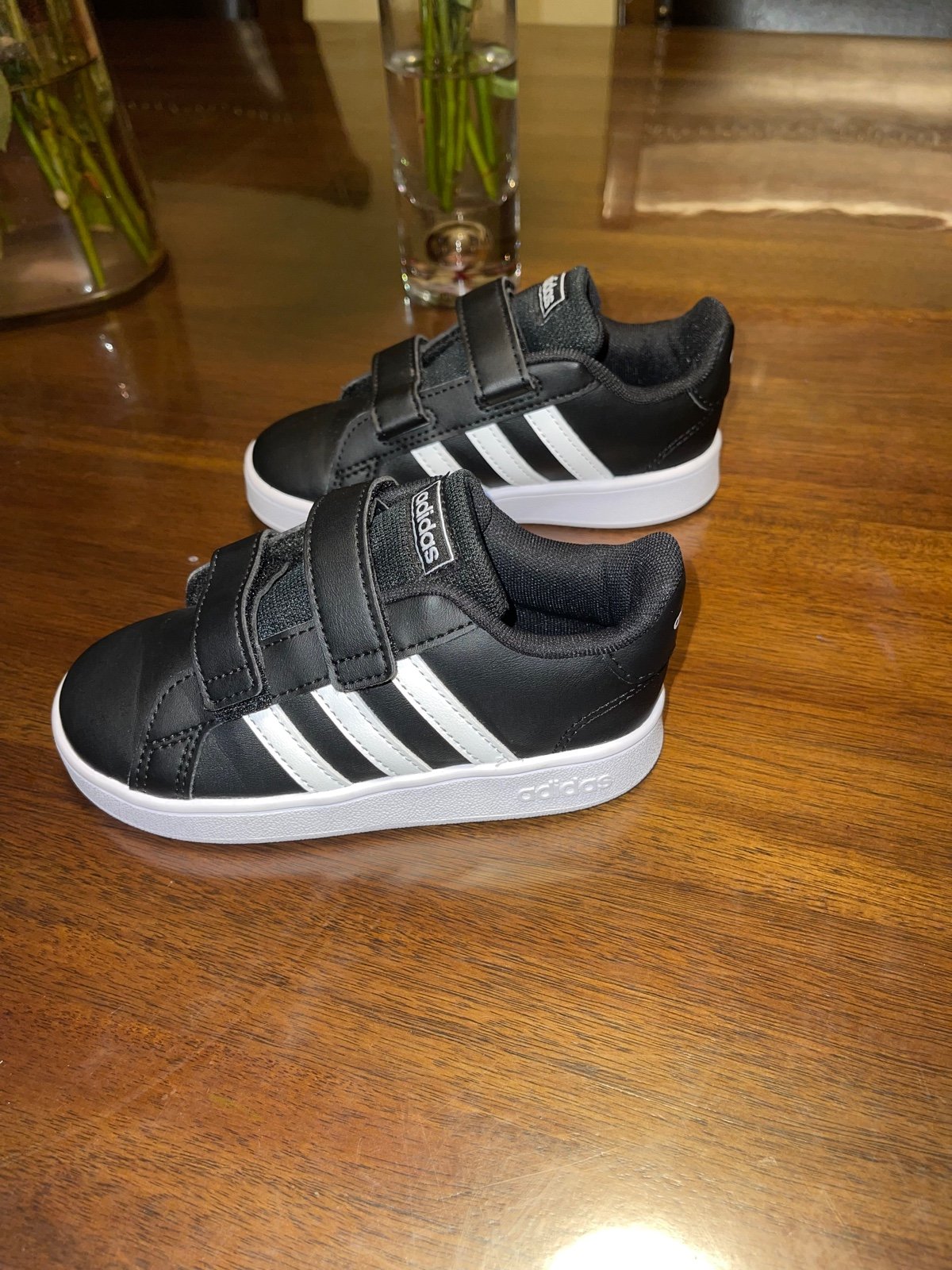 adidas Grand Court 'Black White' EF0117 Sz 9K