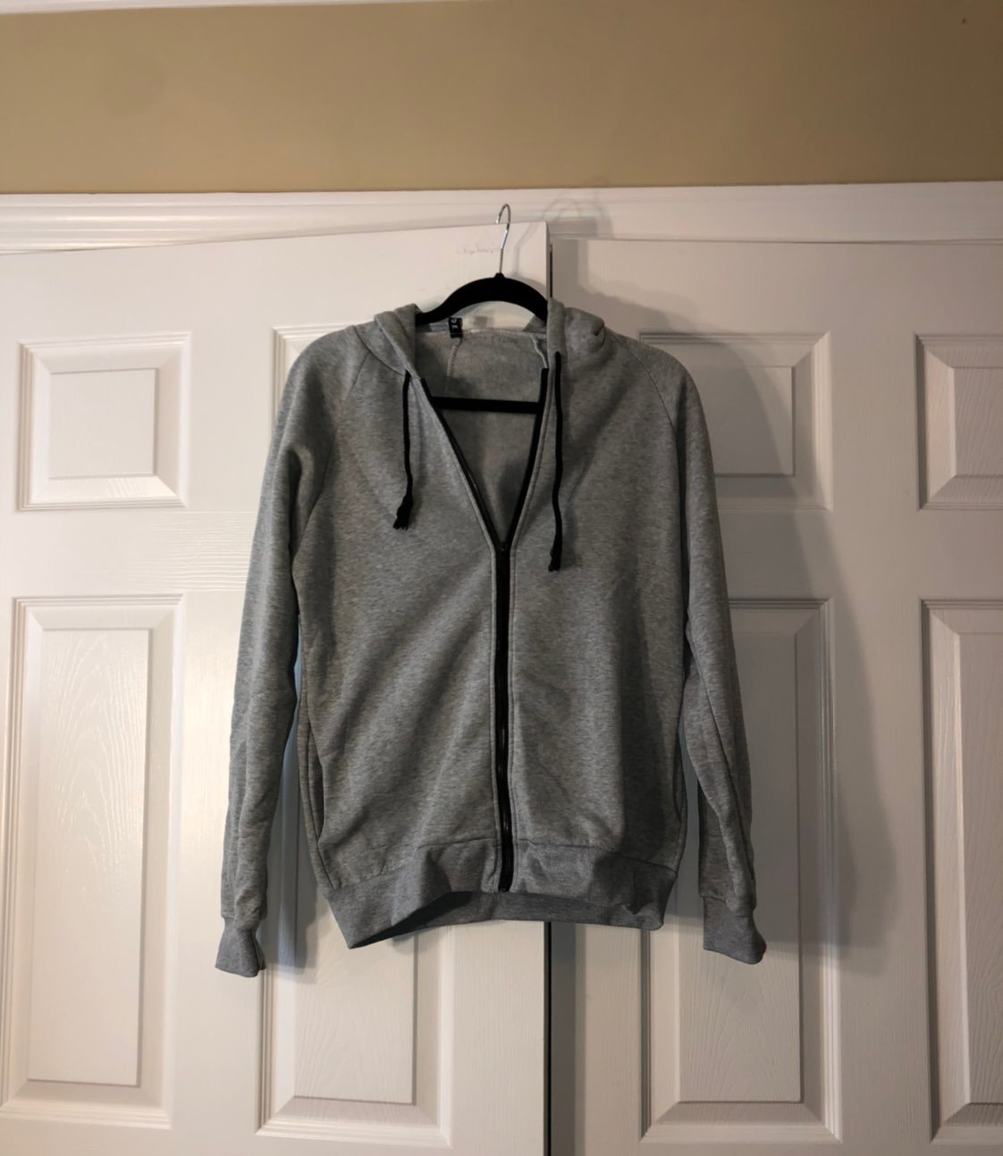 Wartide mens grey zip up sweater