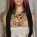 Celebrity wowfactor rainbow lace wig