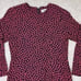 Vintage Hartsville women's Small Rose Pattern Long sleeve Sz 12 Fishtail Dress