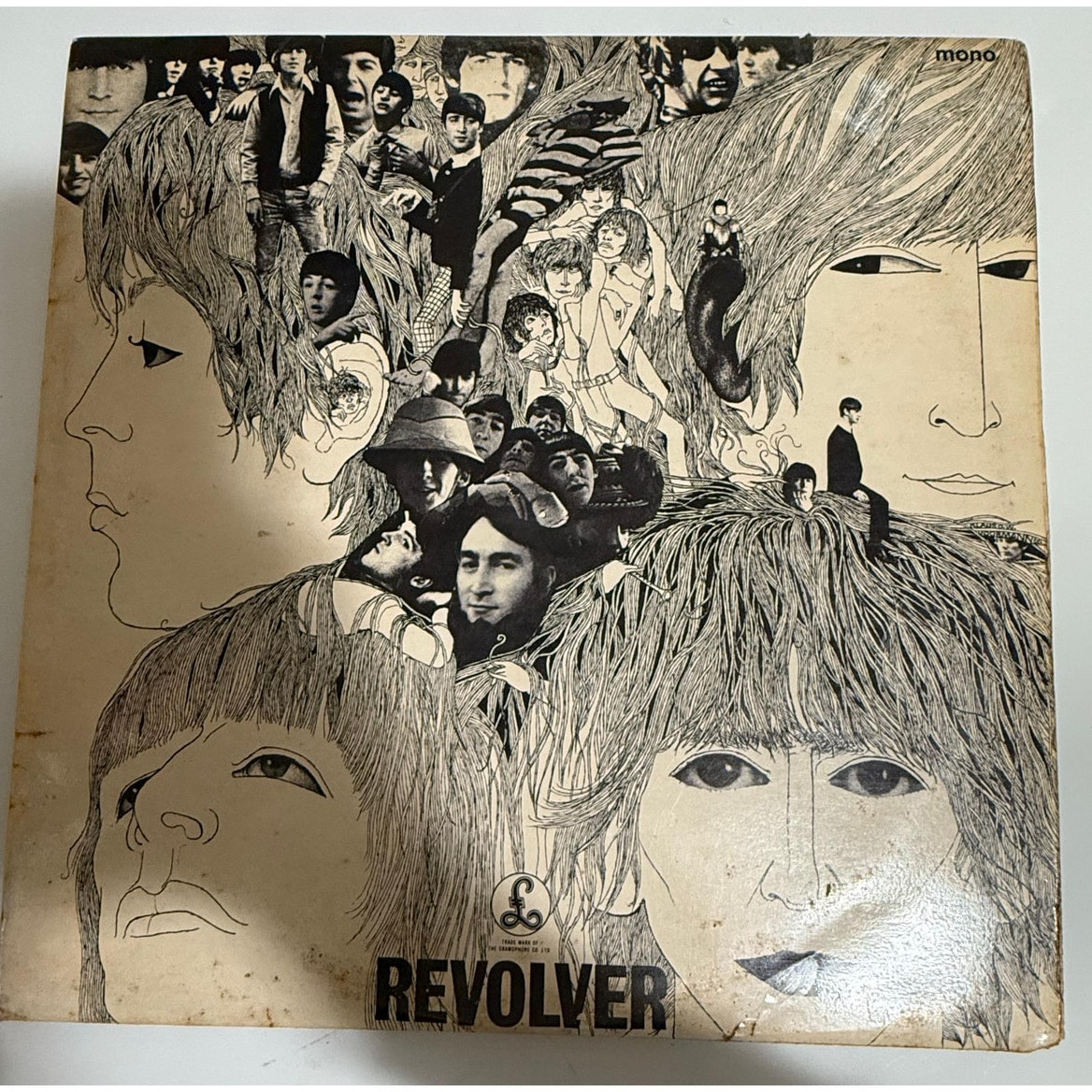 The Beatles Revolver 1966 Pressing XEX 605 Mono PMC 7009- 12" Vinyl Record
