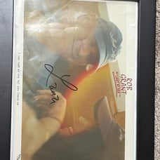 Signed Lana Del Rey lost at sea lithograph