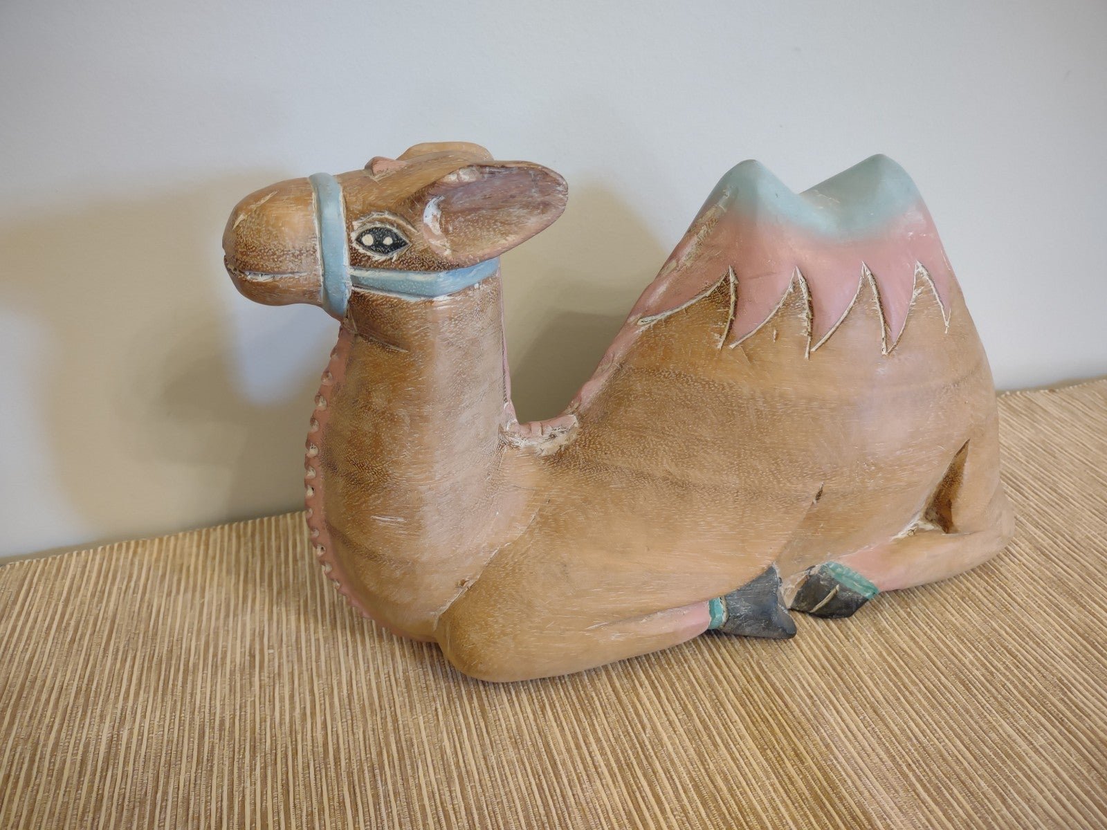 Vintage Wooden Handcarved Camel