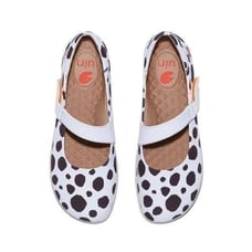 UIN Women's Slip On Casual Comfort Loafers (Spotted Dog- III, no box 133)