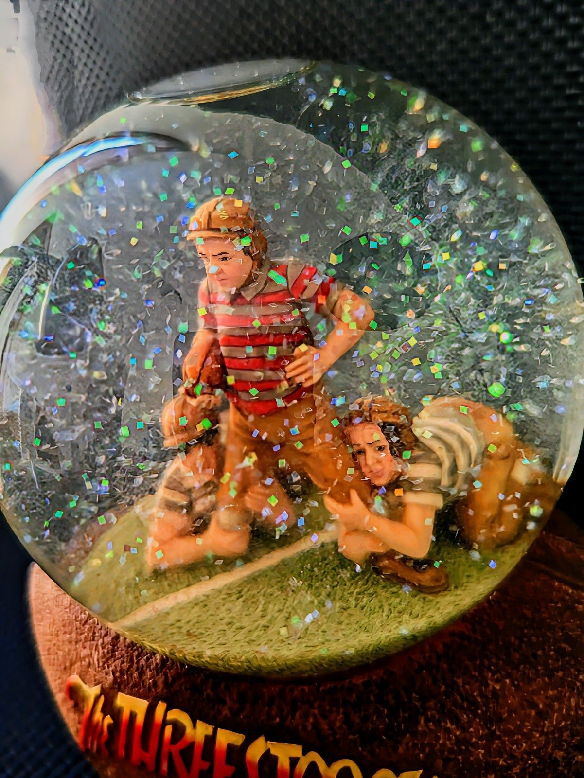 Three Stooges Football Globe - Three Little Pigskins -