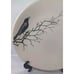 Victorian English Gothic Pottery XL 13 Serving Bowl Edward Challinor Crow Raven