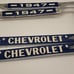 1947 Chevrolet License Plate Frames - Pair - Front & Back - NEW Chevy Chev