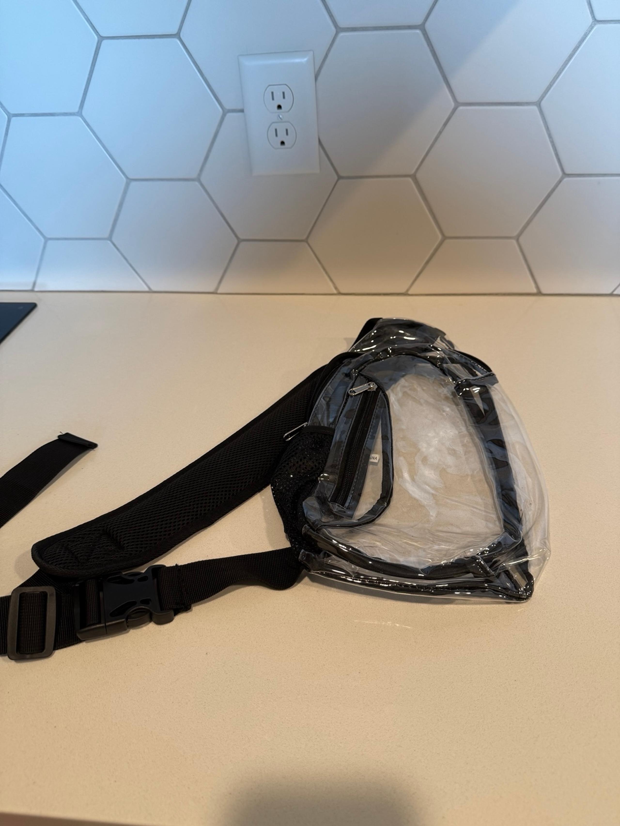 Clear bag and maid of honor tote