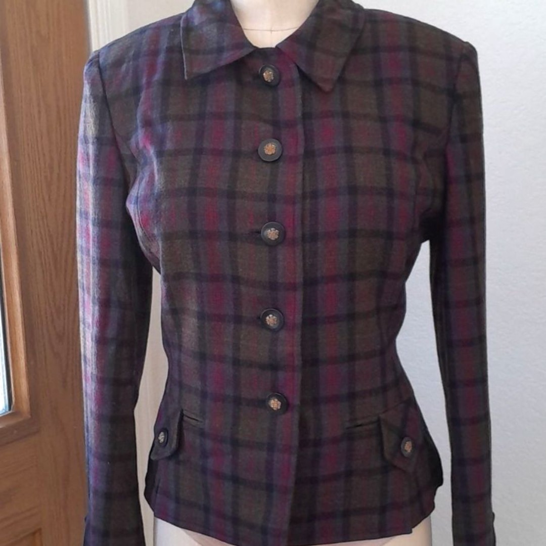 Herbert Grossman Design by Cynthia Sobal Vintage Wool Blazer