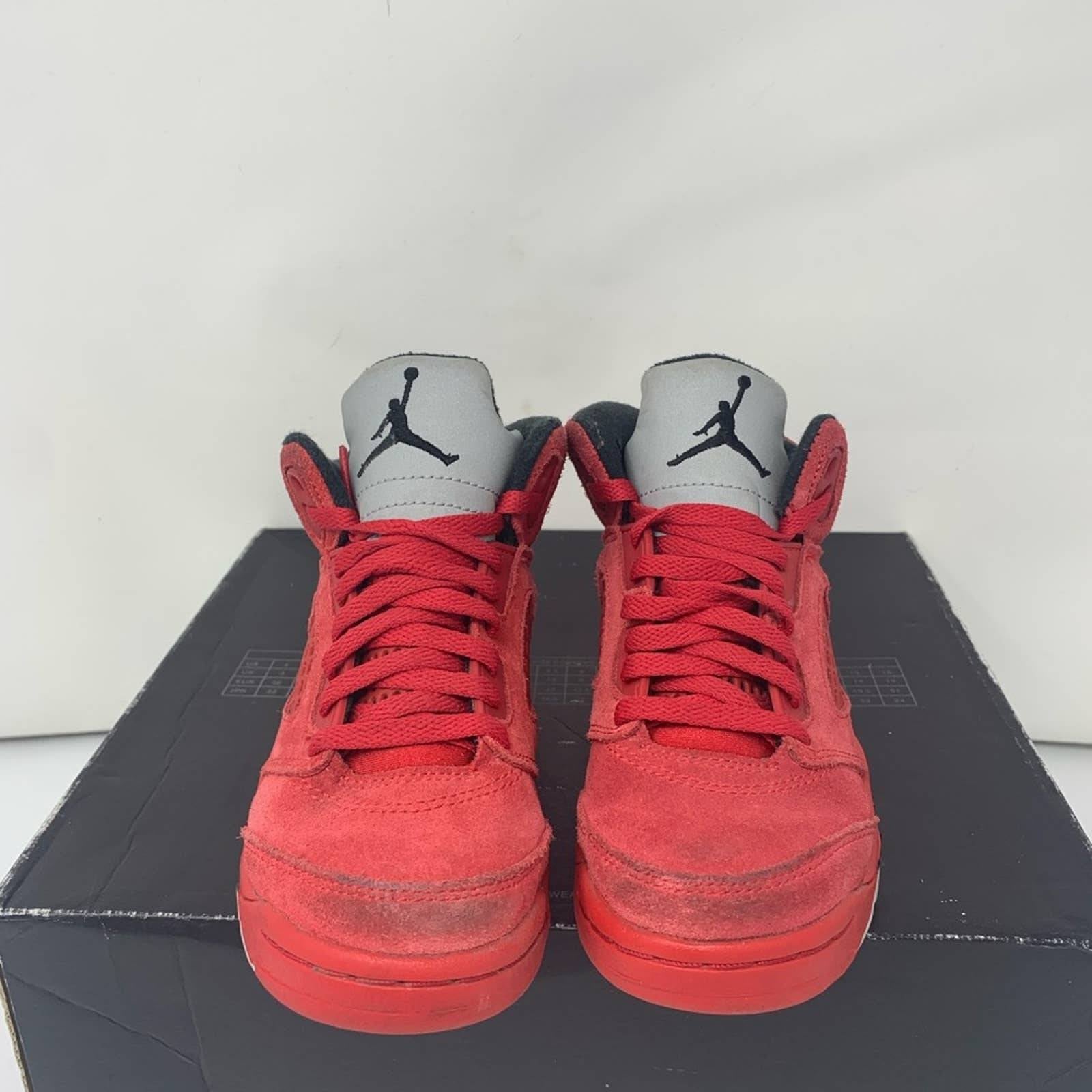 Air Jordan shops Retro 5 Red Suede