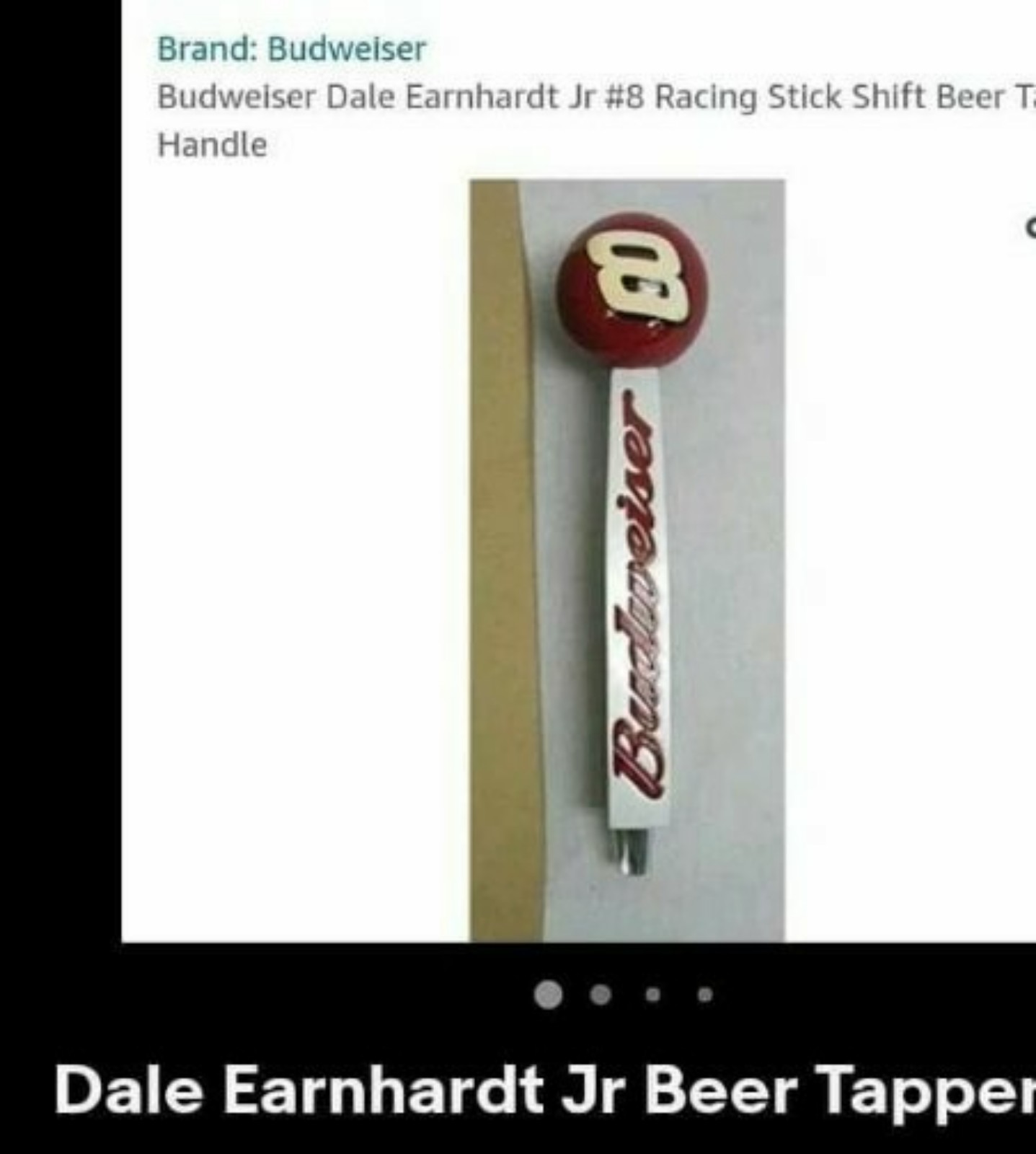 A rare Budweiser Beer Tapper