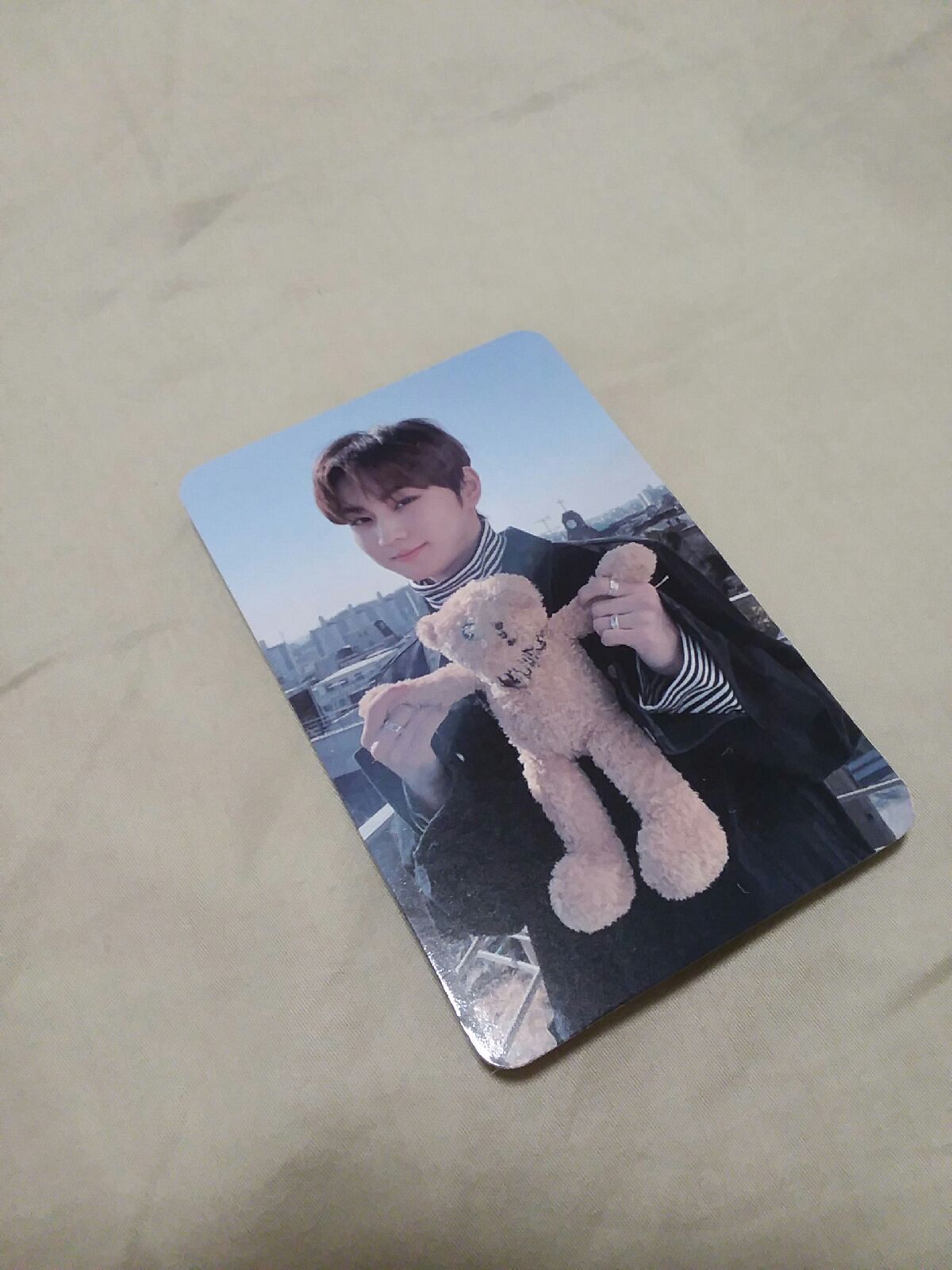 JUNGWON teddy bear photocard