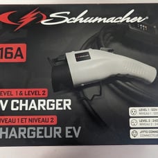 Schumacher SC1455 EV Charger Cable Dual Level 1/Level 2 Portable EV Charger