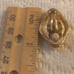 Swarovski Signed Swan Triangle Crystal Goldtone Clip on Earrings Pave & Bevel