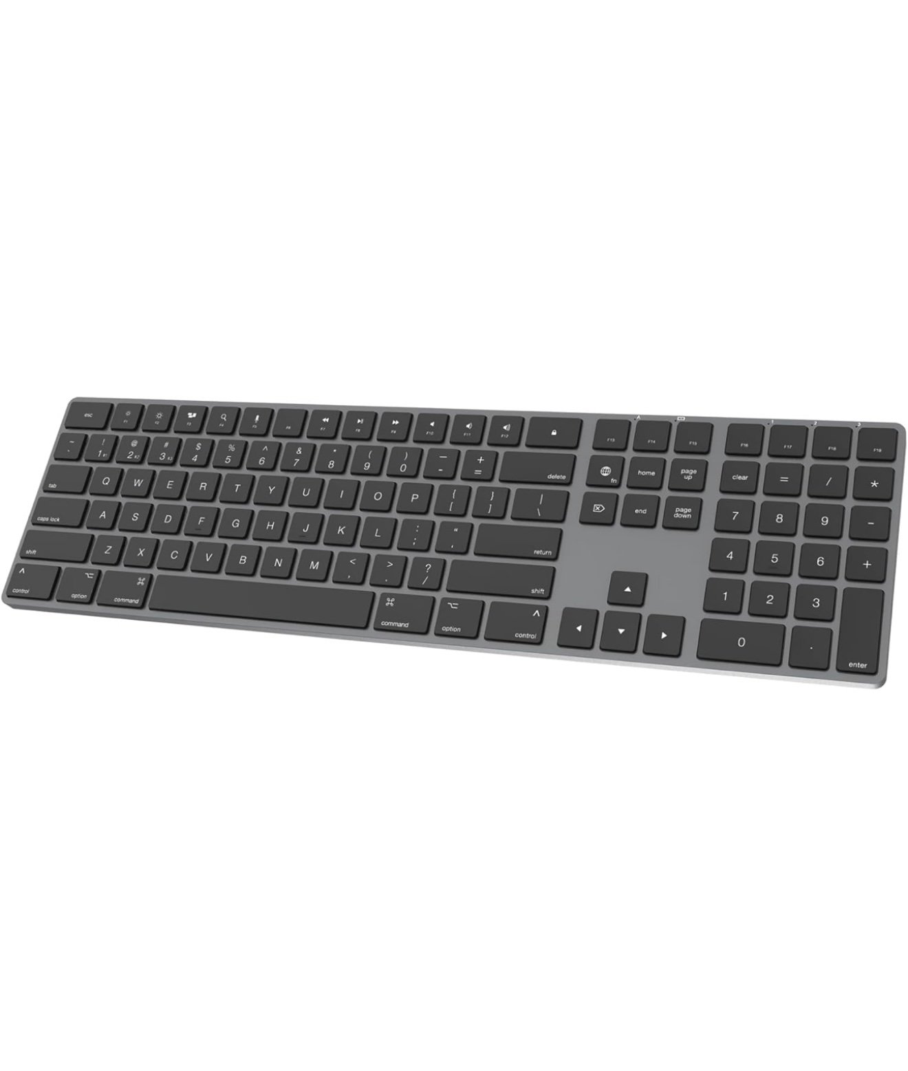 Bluetooth Slim Keyboard for Mac, Aluminum Rechargeable Keyboard Wireless