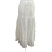NWT Charlie Holiday white drawstring peasant maxi skirt - 6