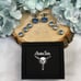 London Blue Faceted Topaz Cufflinks Tuxedo Studs 8 Pcs Set