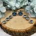 London Blue Faceted Topaz Cufflinks Tuxedo Studs 8 Pcs Set