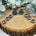 London Blue Faceted Topaz Cufflinks Tuxedo Studs 8 Pcs Set