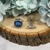 London Blue Faceted Topaz Cufflinks Tuxedo Studs 8 Pcs Set