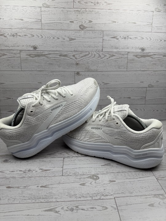 Brooks Mens Ghost Max 2 White Running Shoes Sneakers Size 12.5 2E #99