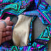 Vintage Catalina Teal Purple Paisley French high Cut Bikini Swimsuit Set