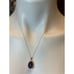 14KT Yellow Gold Teardrop Amethyst Necklace 18” Long
