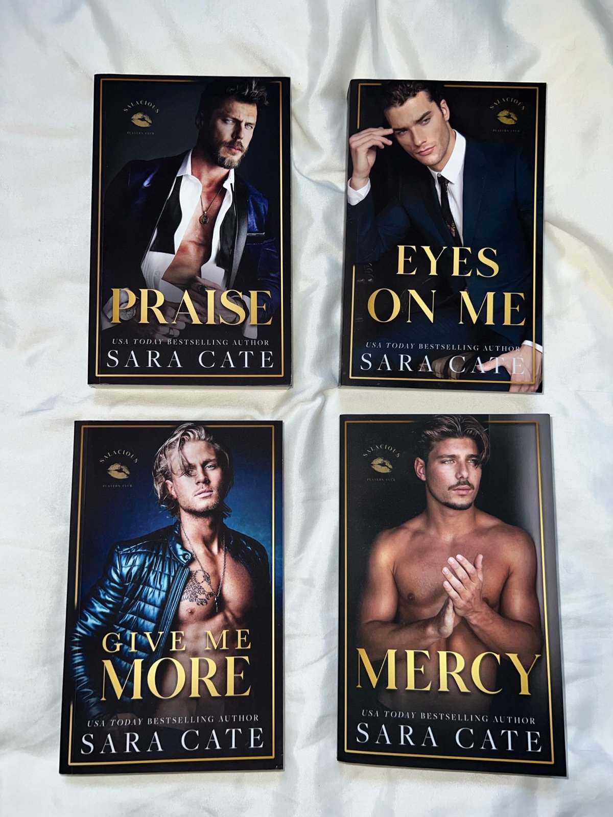 OOP SIGNED Salacious Players Club Series 1-4 by Sara Cate - People Cover