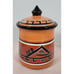 Tabletops Gallery Hopi Small Canister Hand Painted Hand Crafted