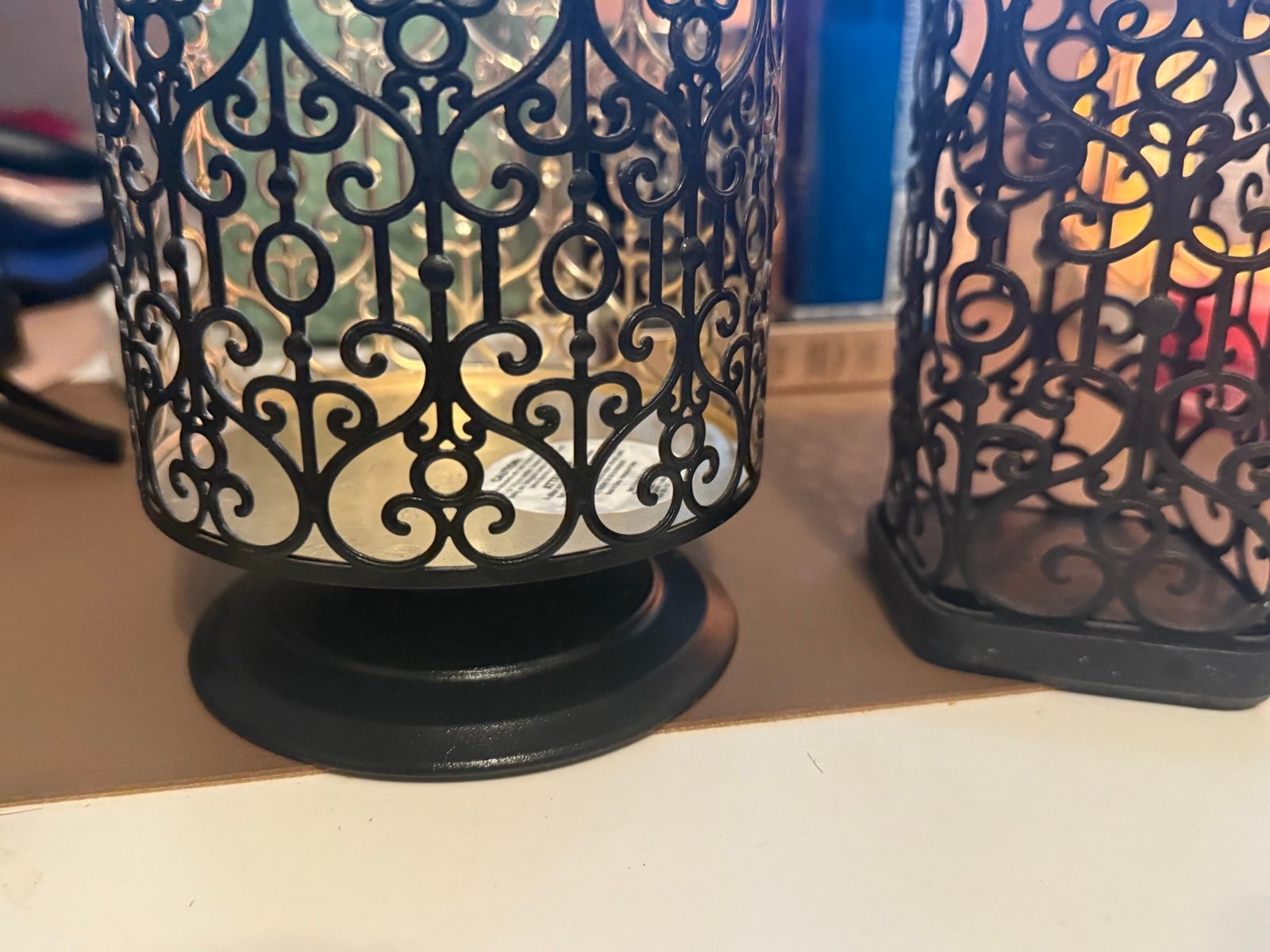 Bath and Body works candle holders