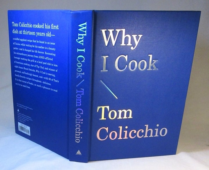 SIGNED, Top Chef Host, Tom Colicchio, Why I Cook, In Shrinkwrap, NEW