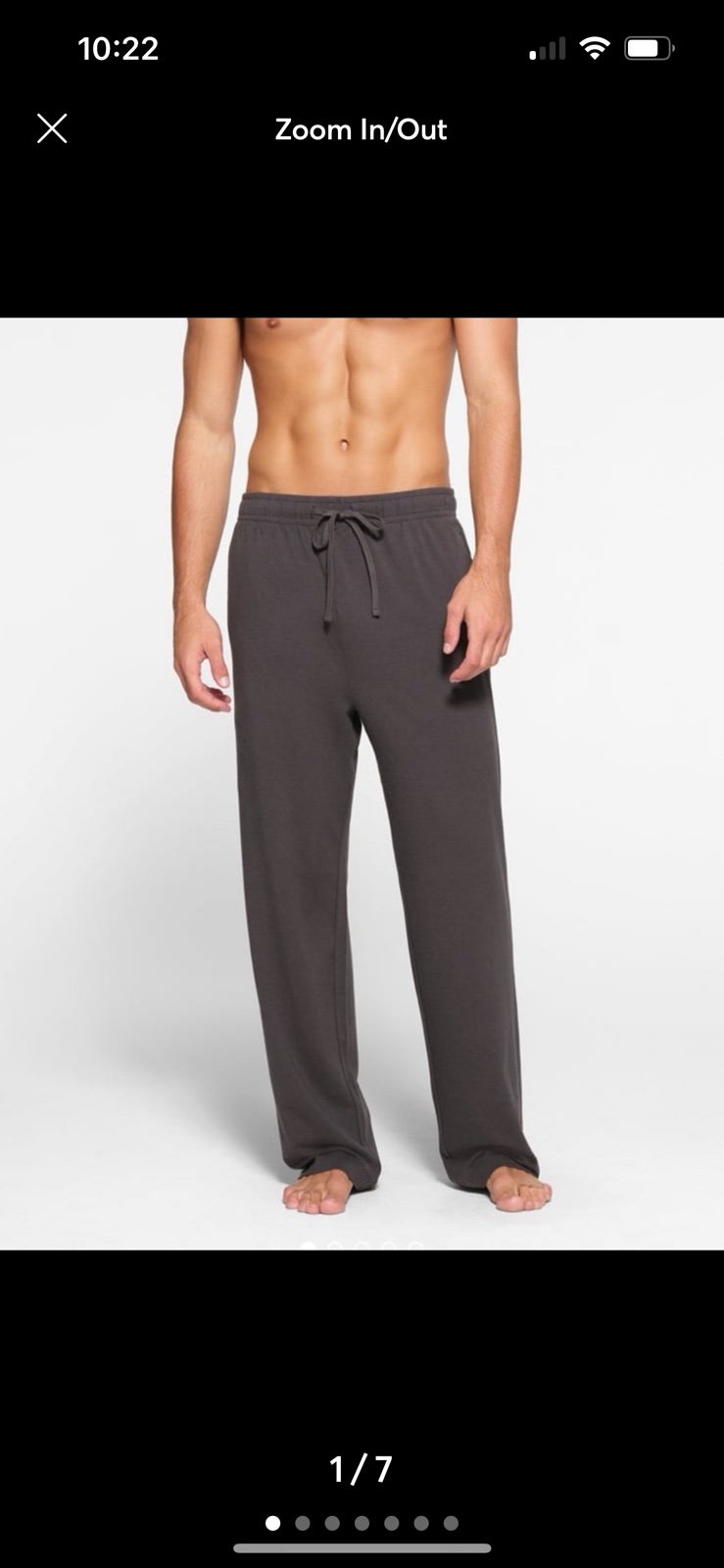 Skims Men's Relaxed Jersey Lounge Pants 4XL New With Tags