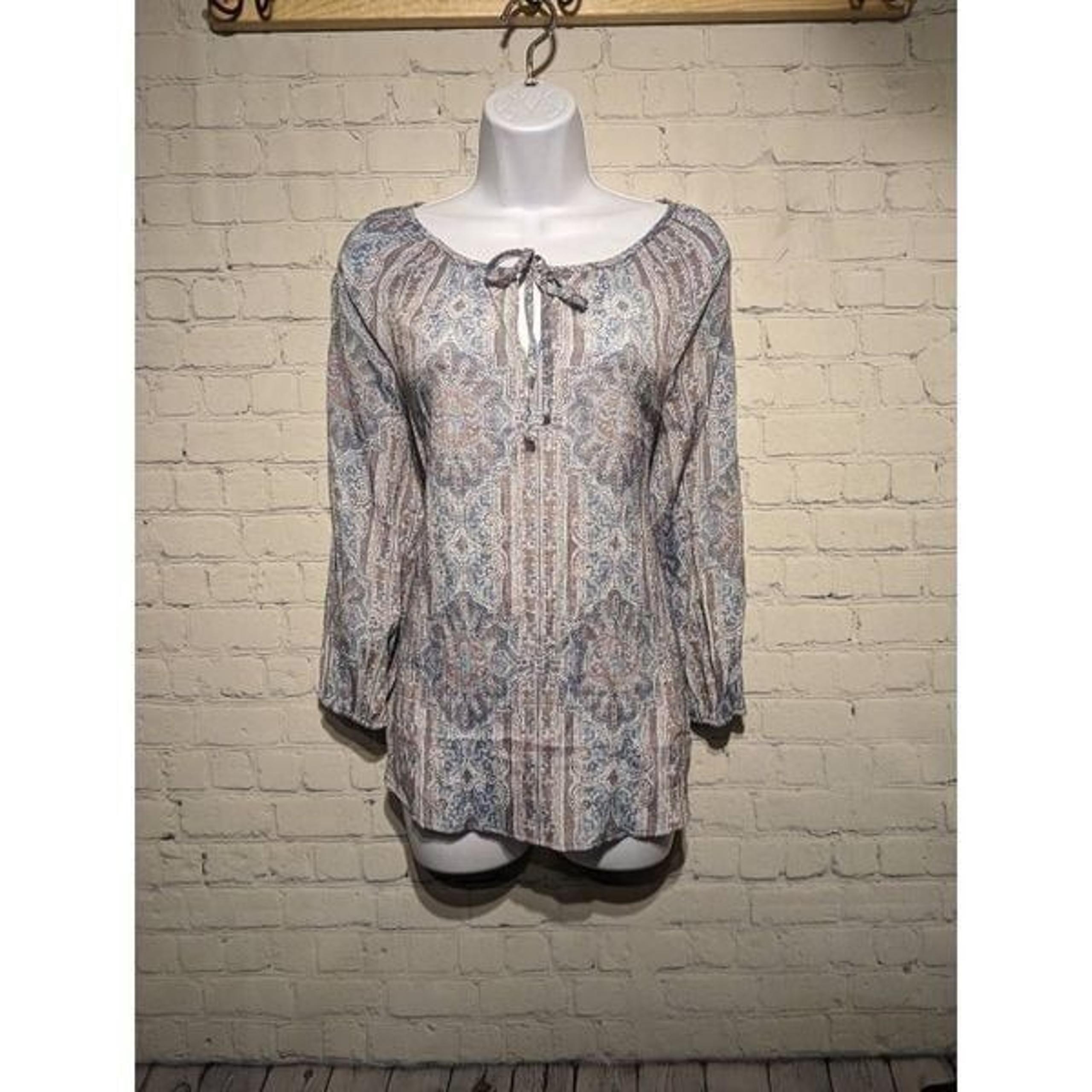 Fred David designer flowy tunic top mediump