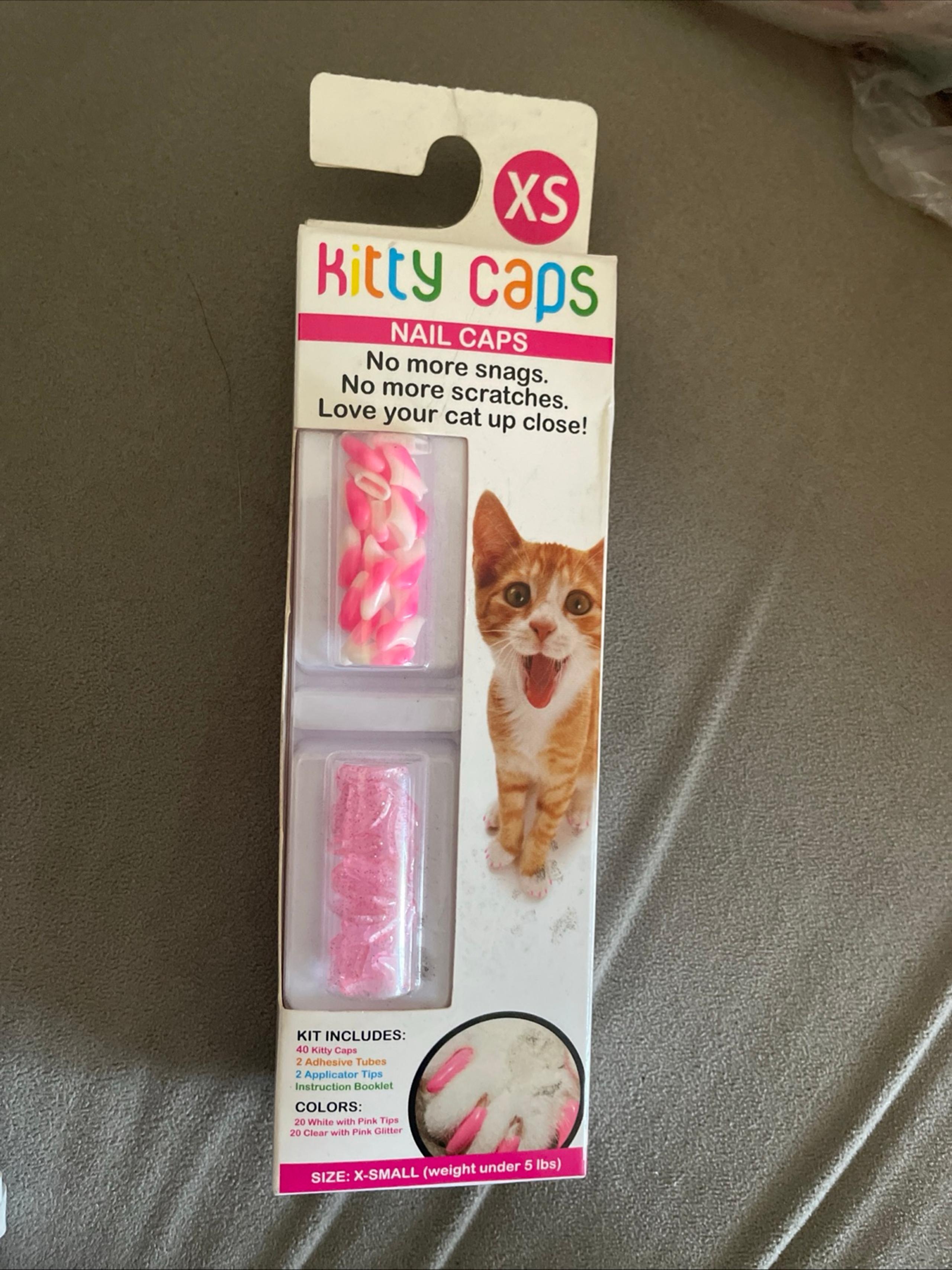 Kitty kitty nail caps