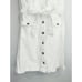 Rails Danica White Button-Up Belted Denim Shirt Dress Coastal Cowgirls Women's S