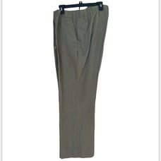 Ellen Tracy women’s 100% linen pant size XL light army green