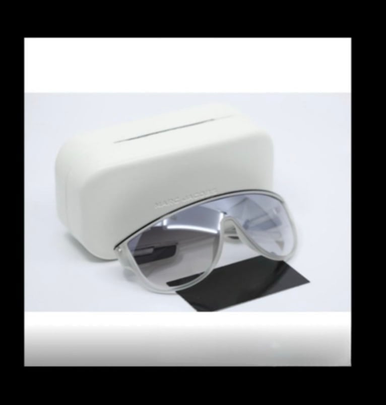 NEW MARC JACOBS Grey *Grey Mirror Shaded Silver lens* Sunglasses