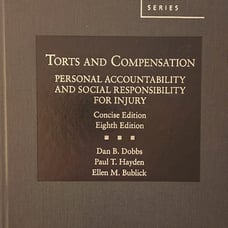 Torts & compensation personal accountability and social responsibility textbook