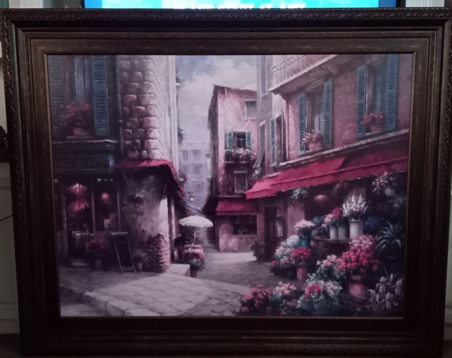VINTAGE SIGNED OIL PAINTING! BEAUTIFUL FRAME! 47 X 59