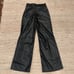 Levi's faux leather pants 70s flare