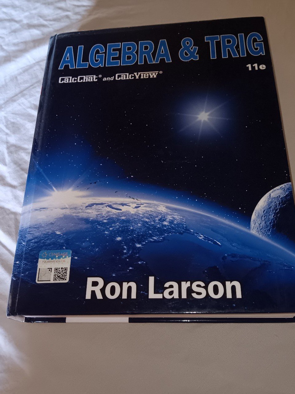 Algebra and Trig by Ron Larson 2021 Hardcover 11th Edition Cengage College Book