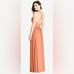 Dessy Collection Women’s CRISS CROSS STRAP BACKLESS MAXI DRESS Size 6