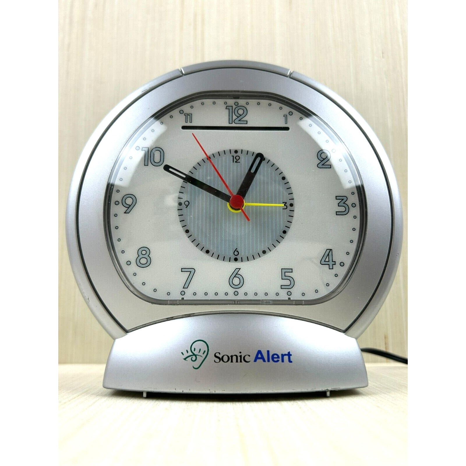 Sonic Alert Analog Alarm Clock with Bed Vibrator Sonic Boom LED WORKING
